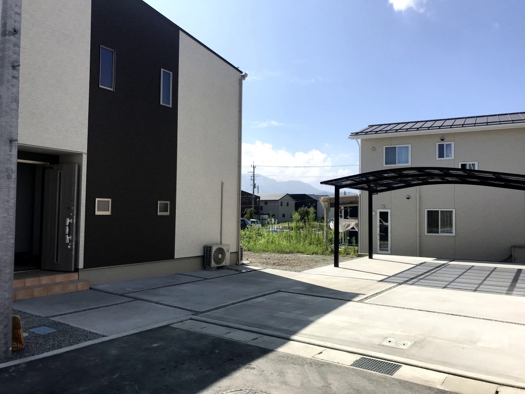 南アルプス市 3LDK 24坪 #外構 #カーポート