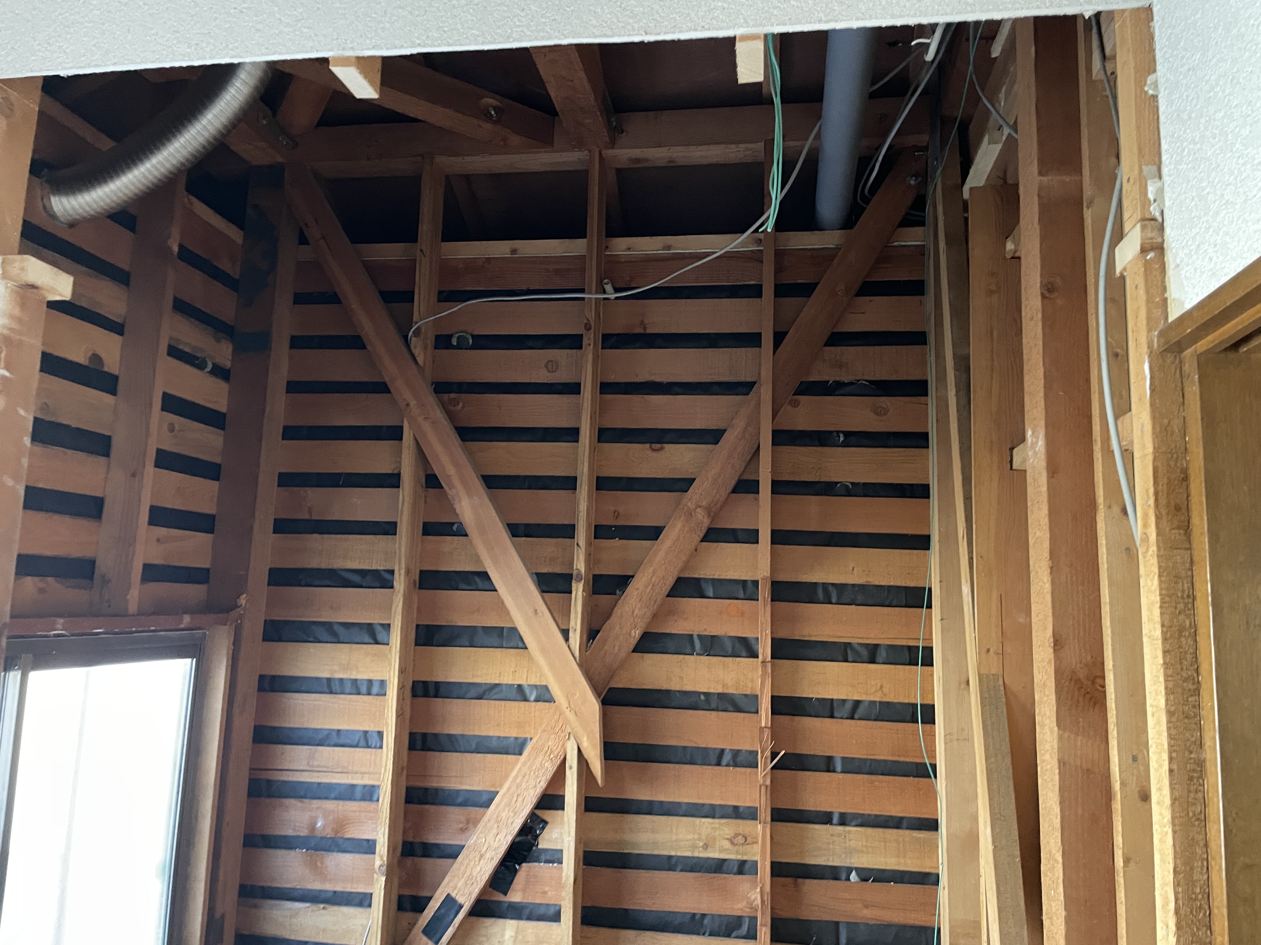 江原中古住宅改修工事現場