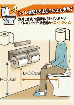 山梨｜意外と盲点？新築時に知っておきたいトイレのスイッチ・紙巻器のベストポジション